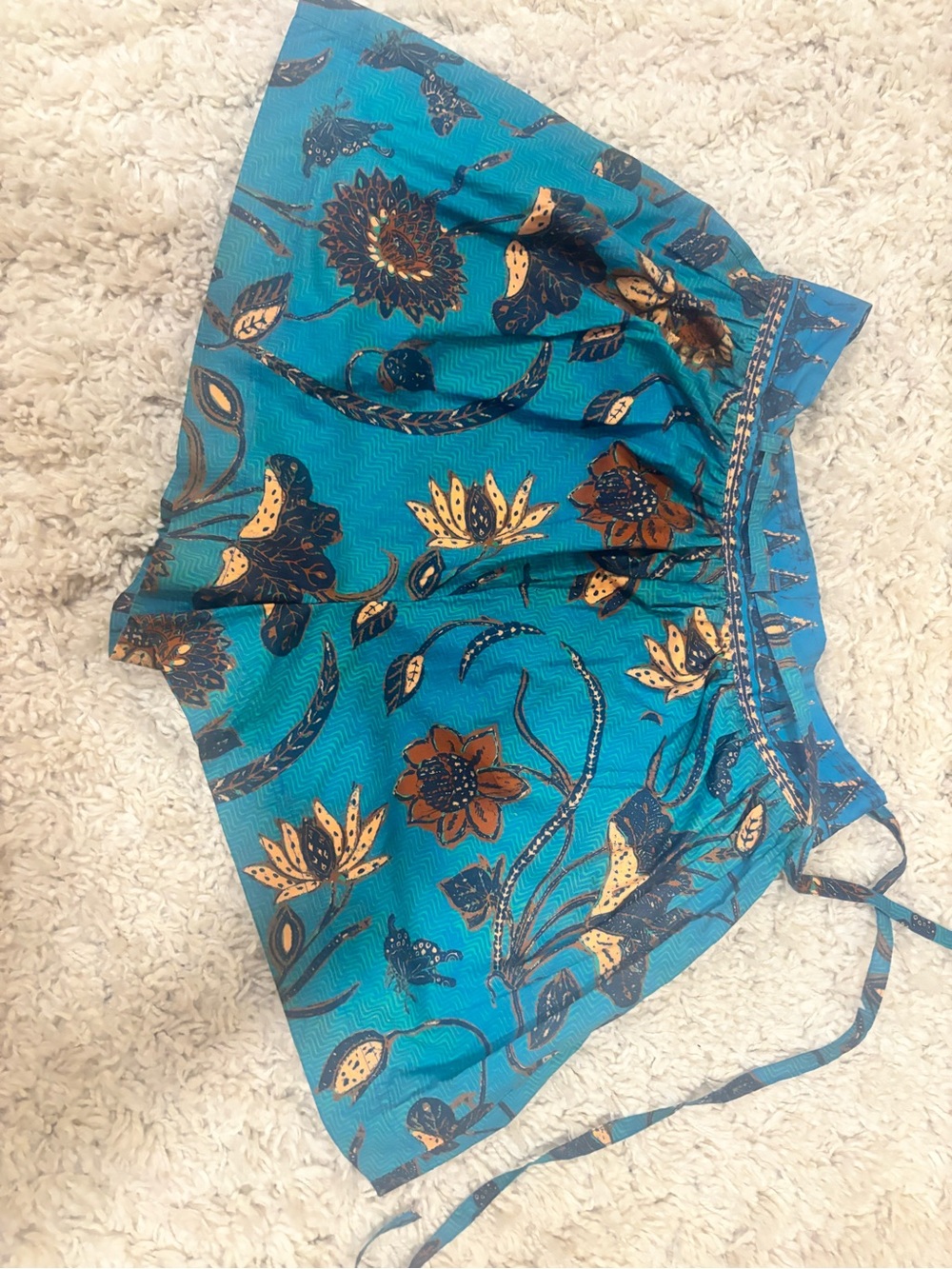 Ulla Johnson Floral Shorts with Tie Waist